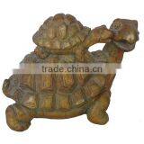 Personalized Handmade Color Painted Decorative Resin Tortise Decoration Figurine thumbnail-1