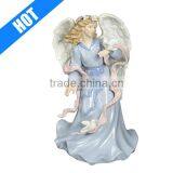 Personalized 8inch Color Glazed Hand Painted Porcelain Angel Figurines thumbnail-1