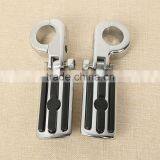 32mm 1 1/4" Engine Guard Foot Peg Kit For Softail Dyna Fatboy Sportster thumbnail-2
