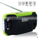AM FM BANDS SOLAR POWER RADIO CAMPING Emergency Radio With LED Light thumbnail-1