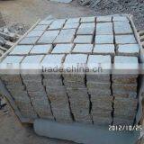 Yellow and Grey Pavestone, Natural Grey Granite Cobble Stone thumbnail-1