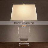 Antique Crystal Bedside Table Lamp for Bedroom thumbnail-1