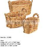 Water Hyacinth Decorative Wicker Baskets for Baby thumbnail-1