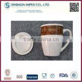 11oz Promotional Ceramic Mug With Lid thumbnail-1