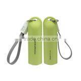 Original Design Leather Effect Keychain 2600mah Customized Power Bank thumbnail-3