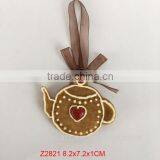 Custom Resin Gingerbread Decorative Christmas Ornament thumbnail-1