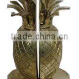 Antique Brass Pineapple Bookends