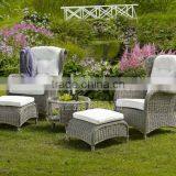 New Design Outdoor Wicker Table And Arm Chair
