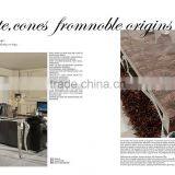 2015 Stainless Steel High Quality Console Table With Marble Top N2132-3 thumbnail-2