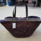 natural seagrass handmade beach bag
