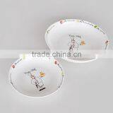 12" Porcelain Round Jumbo Pasta Bowl With Christmas Design Printing thumbnail-5