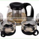 Antique Tea Cups and Saucers Induction Tea Pot thumbnail-1