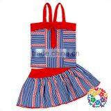 Wholesale Girls Small Stripe Tankini Swimwear Smocked Swimsuits Toddler thumbnail-5