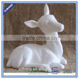 Christmas Deer Figural Custom Decorative Lying White Deer thumbnail-3