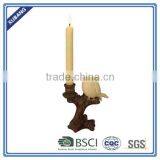 Wholesale High Quality Fashion Bird And Twig Poly Resin Candle Holder thumbnail-3