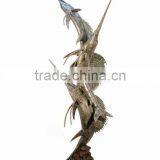 Large Outdoor Garden Bronze Fish Sculpture Water Fountain thumbnail-1
