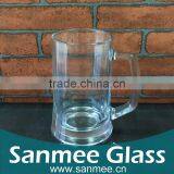 Wholesale Cheap Glass Beer Mugs With Handles thumbnail-1