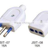 Italian ac dc Electrical Multi 3 Round Pin 16a Industrial Male and Female Plug Socket Adaptor Socket thumbnail-5