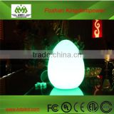 Decorative waterproof color changing LED illuminated egg lamp