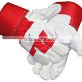 Red Cow Split Leather Safety Glove thumbnail-3