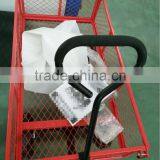 Garden Tool Cart 800lbs Heavy Duty Four Wheels Steel Mesh thumbnail-1