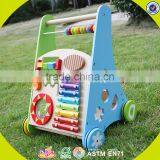 2017 New Design Wooden Baby Boy Walkers High Quality Wooden Baby Boy Walkers Best Sale Baby Boy Walkers W08J001 thumbnail-4