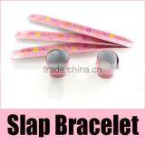 Attractive pink lovely toy slap bracelet