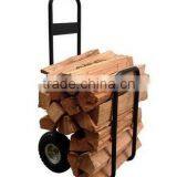 2-wheeled Log Firewood Cart with canopy cover