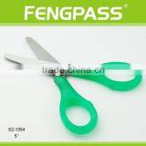 S2-1354 5" 2CR13 Stainless Steel PS Plastic Handle Stationery Scissors / Kid Scissors Round Point thumbnail-2