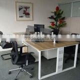 Modern Wooden 4 Seats Office Partition Workstation Office Furniture