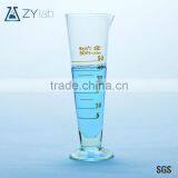 Cone Shape Lab Glass Measuring Cup With Glass Base thumbnail-2