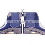 Shining Blue Chelsea Pvc Rain Boots thumbnail-6