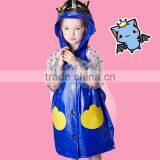 Colorful Cartoon Figure Custom Printed Print Children Waterproof Cheap Rain Ponchos With Sleeves Rain Kids Poncho thumbnail-5