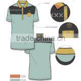 Italy Design Services for Men's Fashion Four Buttons Polo Shirt ODM With Pocket thumbnail-1