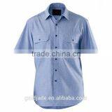 Custom Men Work Shirts Wholesale Mens Cotton Short Sleeve Shirts for Men Workwear thumbnail-4