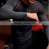 2016 Men Running Cycling Tight Sportswear Long Sleeve Breathable Quick-Dry Basketball Jersey Compression Shirt thumbnail-2