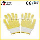 CE Standard Working Gloves,safety Pvc Dotted Cotton Gloves thumbnail-2
