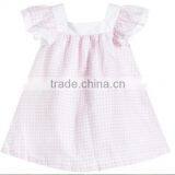 Cute Little Girl Summer Dress Baby Plain Yellow Birthday Party Dresses Girls Linen Clothing Wear thumbnail-4