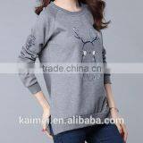 Eco-friendly Quick Dry Hot Design Factory Produced Best-selling High Quality Cvc Printed Sweatshirt CVC(80/20) thumbnail-4