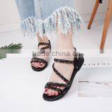 Zm50122b Europe Summer Women Shoes Joker Lady Fashion Sandal thumbnail-5