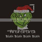 Blah blah 2013 rhinestone motif