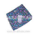 Hot Sale Printed Jean Fabric Pleated Midi Flower High Waist Women Half Skirt thumbnail-1