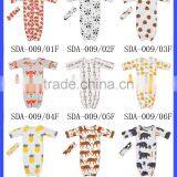 Wholesale 100% Cotton Kids 2pcs Sets Cute Animal Pattern Printed Baby Sleeping Bag With Headband thumbnail-4
