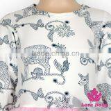 Romantic Spring Children Clothing Frock Design Long Sleeve Pattern Printed Baby Girl Pink Tutu Princess Dress thumbnail-4