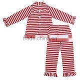 2017 Clothing Kids Stripe Pajamas Cotton Children Christmas Pajamas thumbnail-2