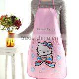 Cute Korean Version of Fashion Waterproof Anti - Oil Adult Sleeveless Hooded Cartoon Kitchen Aprons Advertising Aprons thumbnail-4