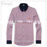 Trendy New Model Pattern 100% Cotton Small Check Shirt for Men thumbnail-2