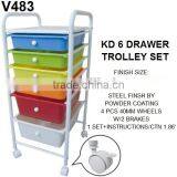 4-tier Plastic Toy Storage Organizer With 12-storage Bins thumbnail-3