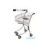 40L Airport / Supermarket Shopping Trolley Zinc Plated , Presonal Shopping Cart thumbnail-1