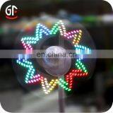New Design Chargeable Mini Table Fan With Led Message thumbnail-4